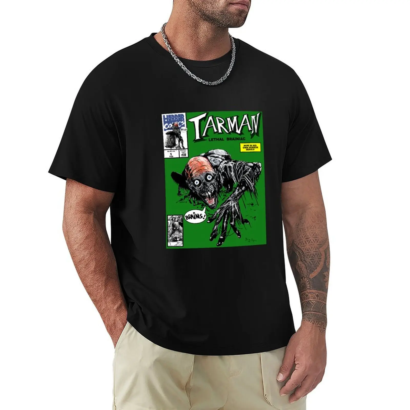 

Tarman issue 1 T-Shirt shirts graphic tee man clothes designer shirts cotton graphic tees fitted t shirts for men