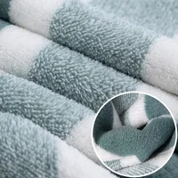 Striped Pattern Towel Set Soft Hand Towel Bath Towel Quick Drying Absorbent Towels For Bathroom 5