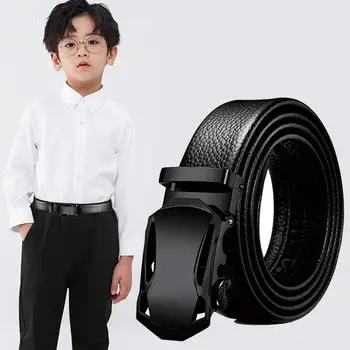 Children's belt, boys' automatic buckle, versatile, trendy Korean version, pants belt, youth student belt 1