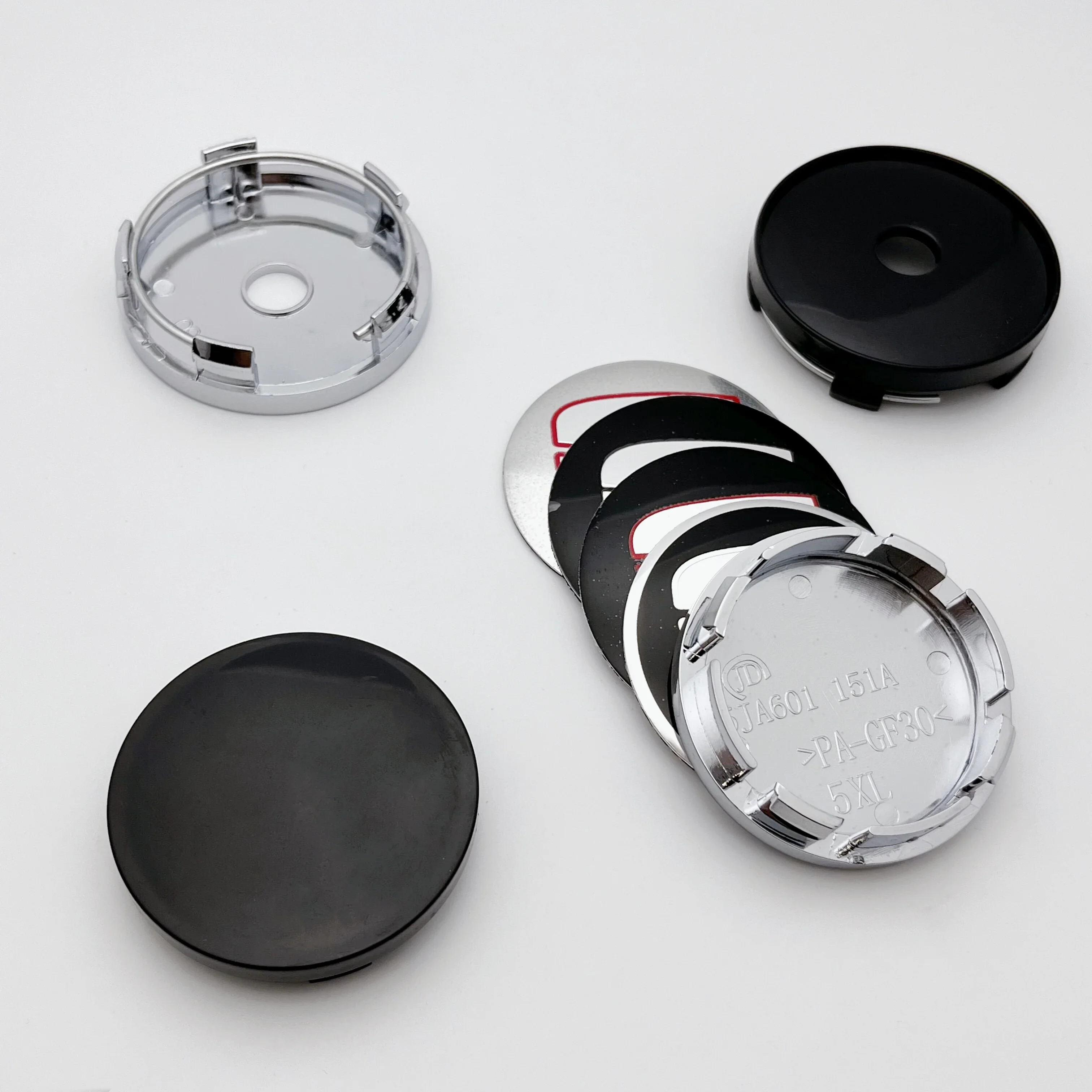 

4pcs 56mm 60mm 65mm 90mm Emblem Sticker Car Wheel Hub Center Cover Cap Auto Logo Badge For Mii Ibiza Leon Altea Exeo Accessories