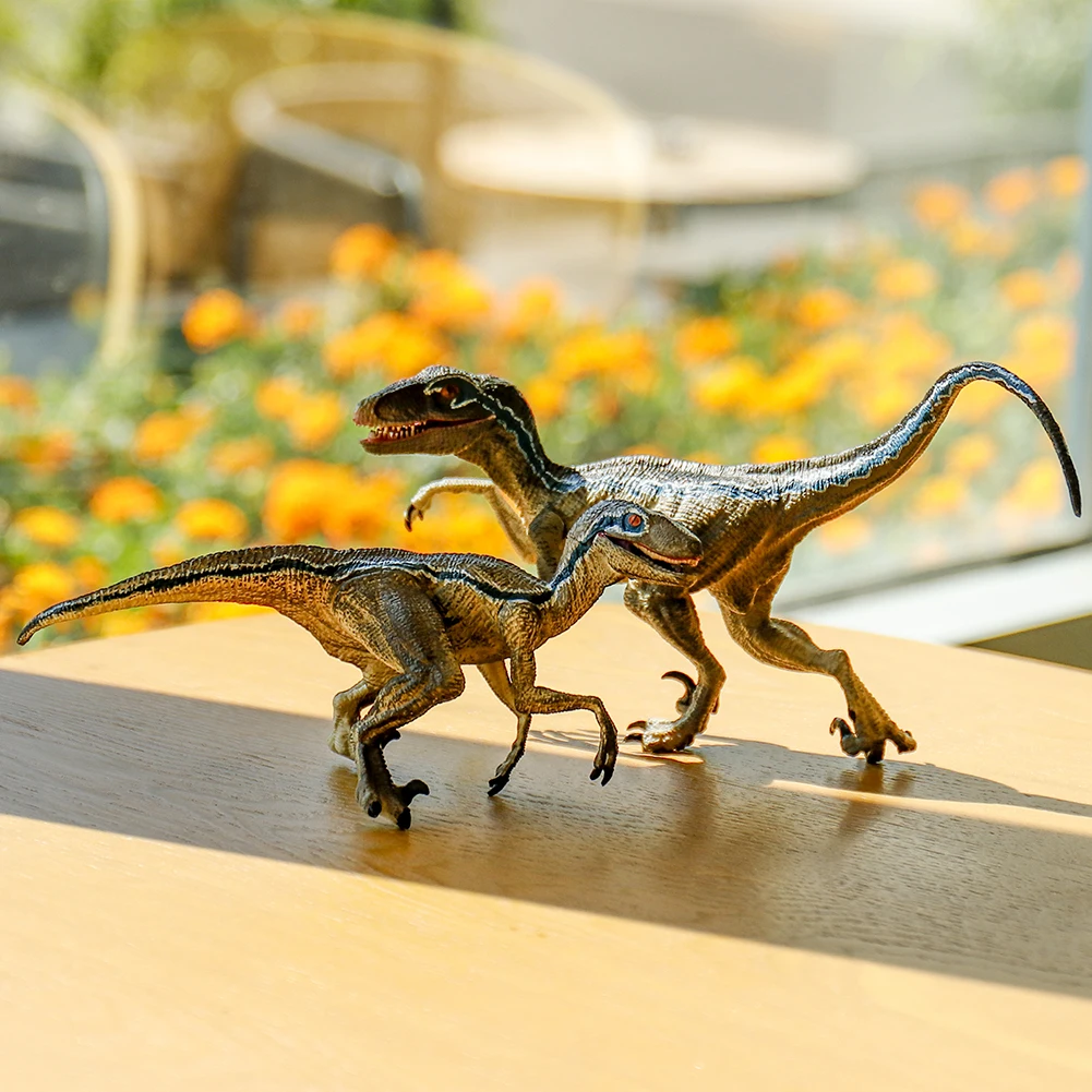 Simulated Raptor Model Dinosuar Figure Realistic Jurassic Dino World Model Toy Christday Birthday Gift For Boys Educational Toy 4