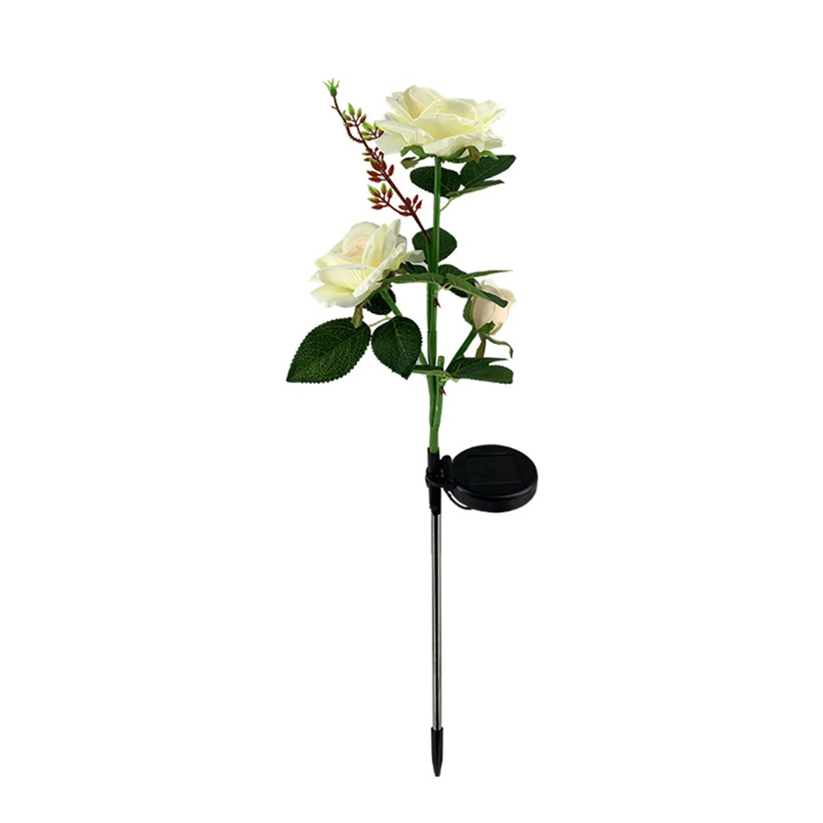 

2PCS Solar Garden Rose Stake Lights Garden Decor Waterproof Outdoor Solar Lights for Valentine's Day Day Gifts