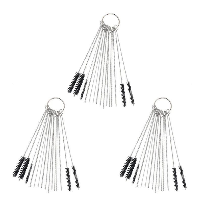 

Карбюратор углеродный грязеочиститель набор инструментов 30X чистящие иглы с 15X щетками