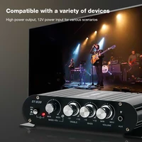 ST-838 Home Theater Amplifiers HiFi 2.1 Channel Power Amplifier Stereo Bass Sound Car Home Amp Media Player Subwoofer Amplifier 5