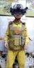 Child Nylon Webbed Gear Tactical Vest Body Armor Hunting Carrier Kid Accessories 6094 Pouch Camouflage Camo Training Vest 3