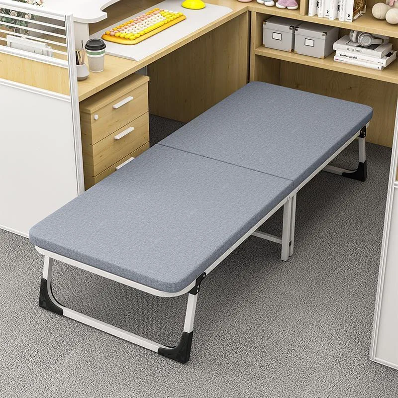 thumbnail image 1 of Cama plegable para Siesta de oficina, portátil, individual, para el hogar, acompañante de Hospital, dos camas plegables para siesta, muebles para adultos de tamaño pequeño, 1 of 4