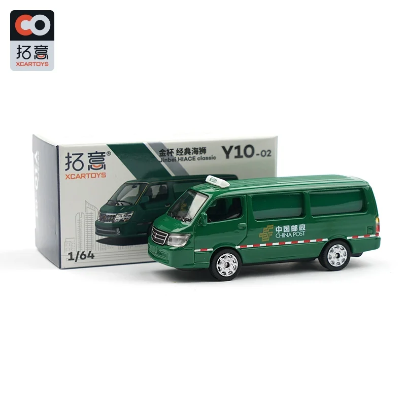 

Xcartoys 1:64 Jinbei Hiace классические зеленые литые модели автомобилей, игрушки