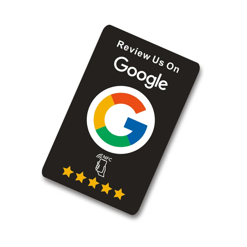 Recenzje Google karty NFC zwiększają Twoje recenzje materiał PVC trwały
