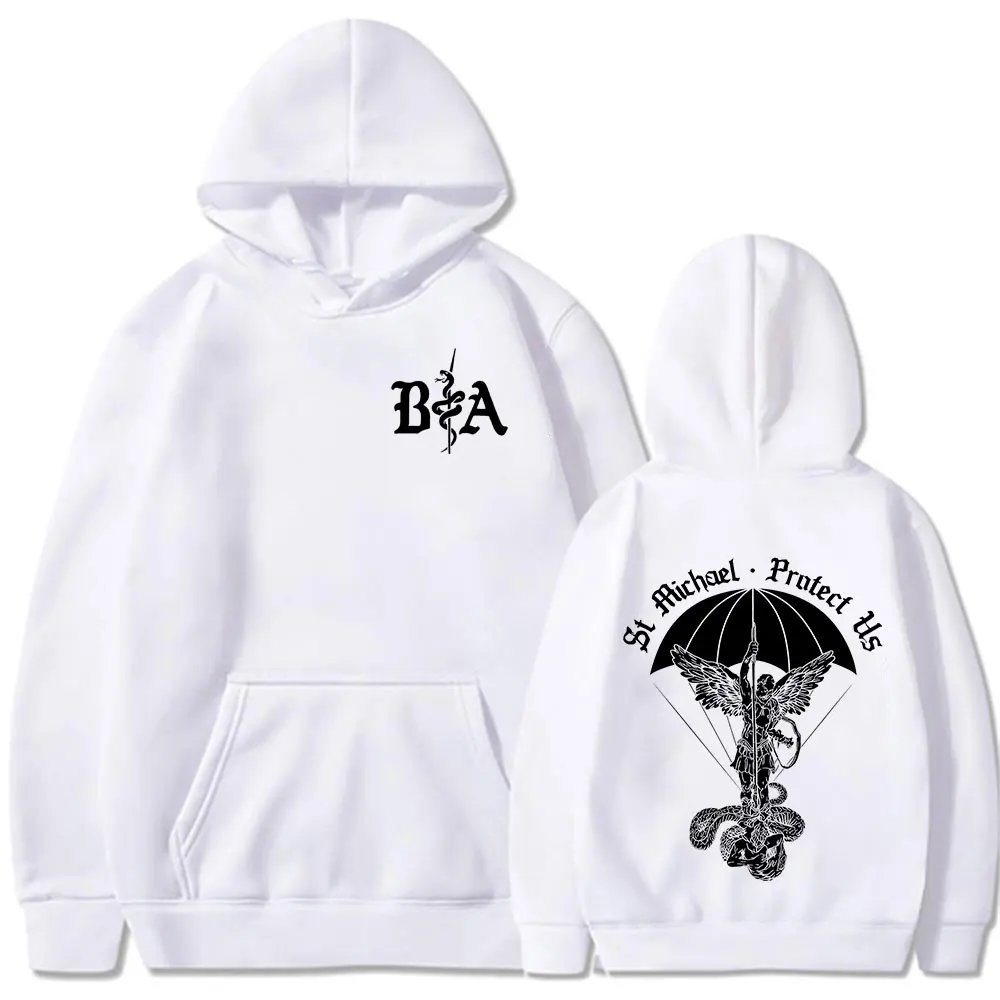 ST Michael Brothers in Arms Double Sided Print Hoodies Men's Women Clothing Fashion Sweatshirt Oversized Long Sleeve Pullovers
