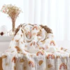 120*110CM Baby Muslin Blanket Super Soft Baby Wrap For Newborn 1