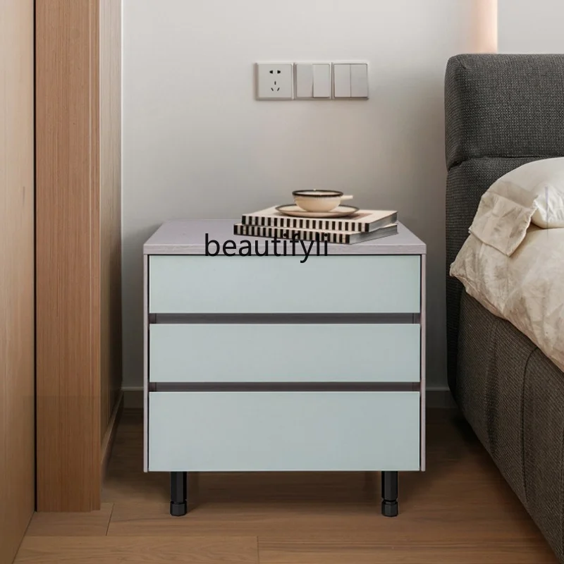 

Nordic Bedroom Bedside Table Modern Simple Home Drawer Storage Cabinet storage cabinet furniture