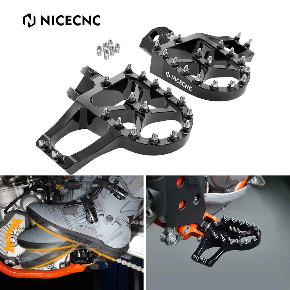 

NiceCNC For GasGas 700SM 700ES 700 SM ES 2022 2023 For Husqvarna 701 Supermoto Enduro 2016-2023 Extender Foot Pegs Footrests
