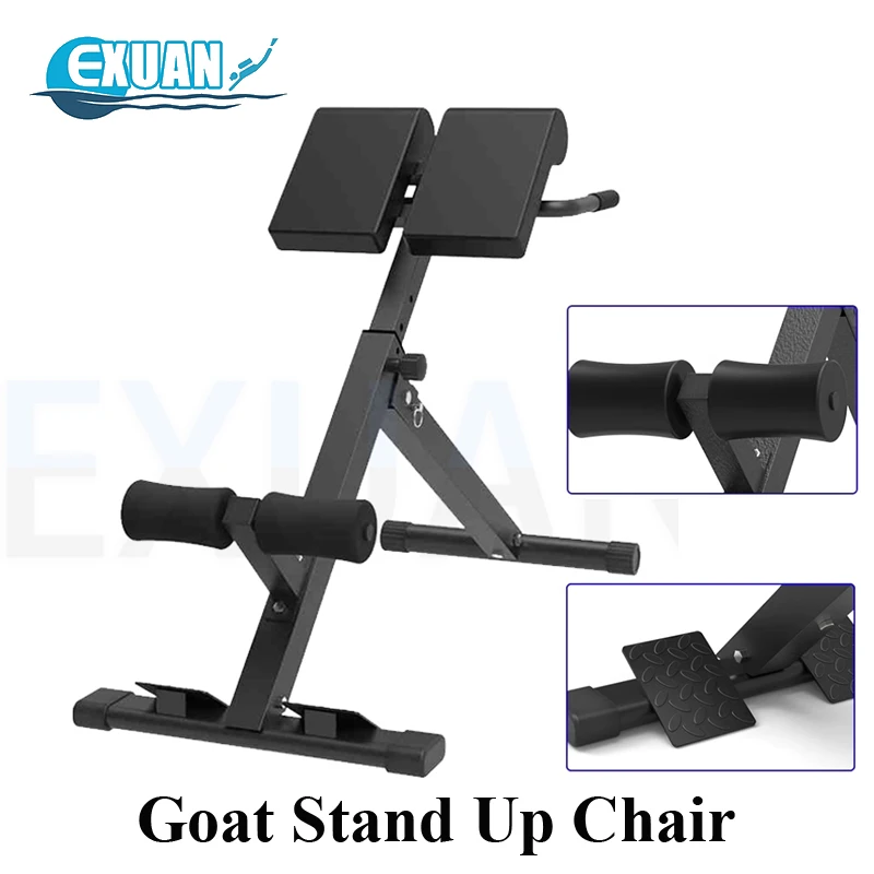 Foldable Home Goat Chair Roman Fitness Chair Sit Up Multi-Function Abdominal Muscle Board Adjustable Fitness Equipment