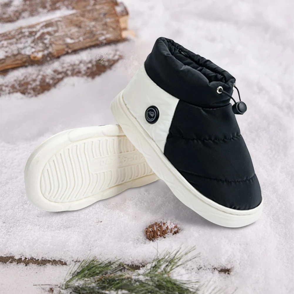 Unisex Winter Heated Shoes with 3 Heating Levels Foot Warmer Shoes Rechargeable Thermal Shoes for Indoor House Home Office - Image 2