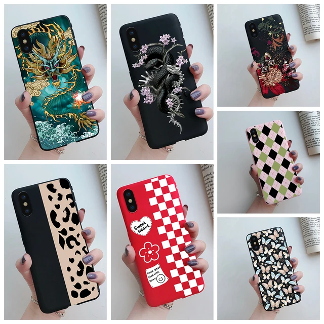 For iPhone XS Max Case Skin-Friendy Shockproof Silicone TPU Phone Back  Cover For iPhone X