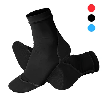 Neoprene Fin Socks for Sand Beach Volleyball Soccer Thin Polyester Uppers 1.5mm Neoprene Soles Sun Protection Water Shoes 1