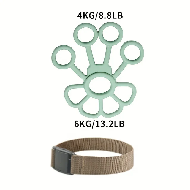 1pc Finger Strengthener, Hand Grip Strength Trainer, Finger Trainer For Strength Training, Basketball Guitar Palm Training 6