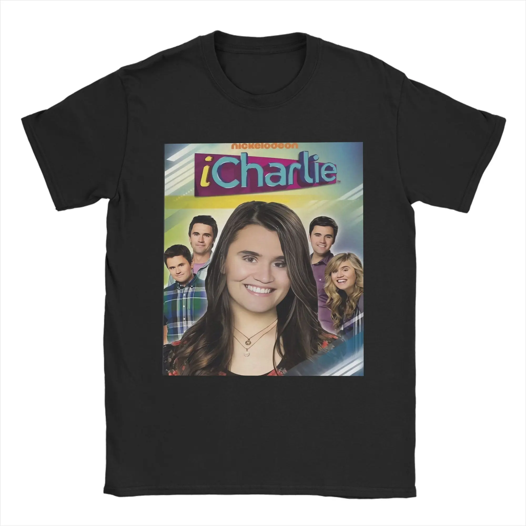 Herren-T-Shirt iCharlie Charlie Kirk Meme Erstaunliche T-Shirts Freizeit-Sommer-T-Shirts Y2K Fun Casual Baumwoll-Tops Plus Size