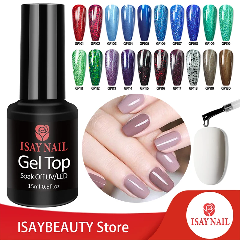 ISAYBEAUTY Nail Gel Polish 15ML Gorgeous Color Gel 1