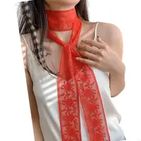 Fashionable Lace Wrap Evening Party Scarves Daily Commute Soft Neckerchief for Fashionable Women - Image 3