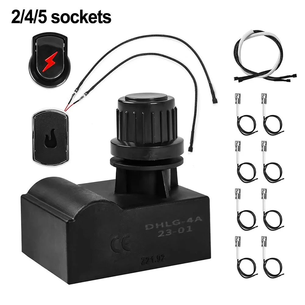Gas Cooker Igniter Barbecue Electronic Ignition Parts Igniter Kit For CharBroil Ignition Systems 463224912 463231711 Gas Grill Replacement