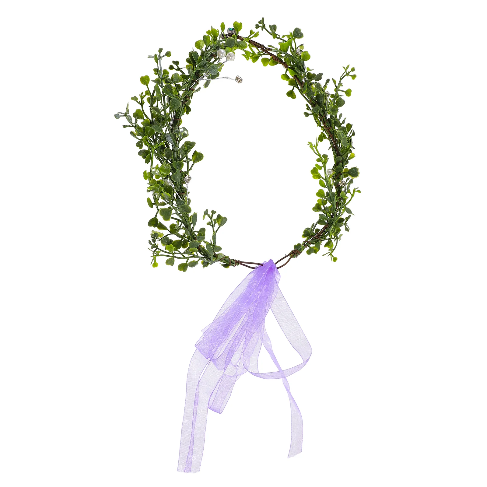 

Leaf Headband Wedding Bride Hairband Leaf Headdress Womens Headpiece for Birthday Prom