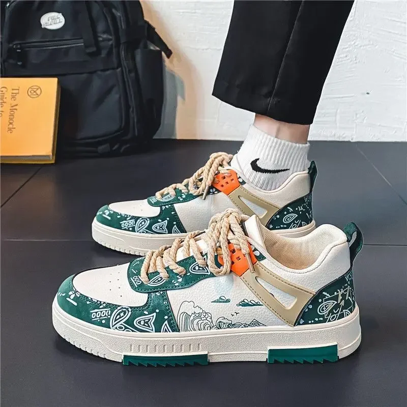 

Men's shoes, summer new breathable canvas shoes, Korean version for male students, trendy and versatile small white shoes