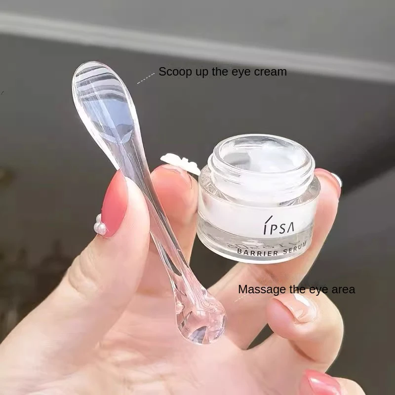 3pcs Acrylic Cosmetic Spatulas Scoop Bottle Face Cream Mask Mud Mixing Spoon Beauty Tools Absorb Roller Facial Applicator