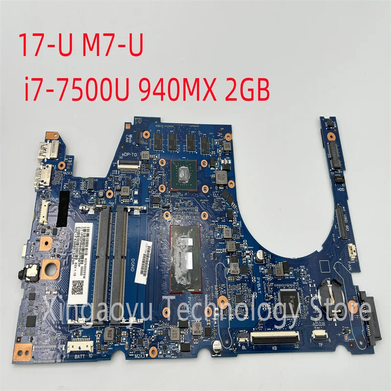 

Оригинальная материнская плата для ноутбука HP ENVY 17-U 6050A2857301 M7-U 940MX 2 ГБ 100% Протестировано идеально