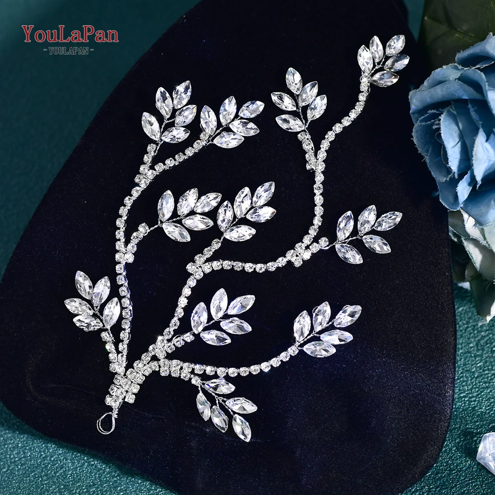 YouLaPan Fashion Bride Hair Pieces Bling Rhinestone Wedding Headband Hair Accessories Women Banquet Headpieces Tiara HP798
