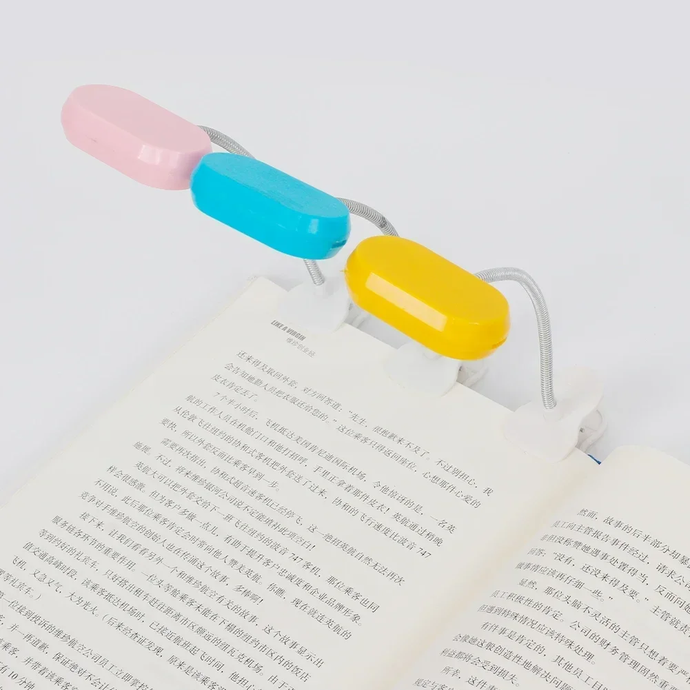 Clip Light LED Reading Lamp Portable Flexible Desk Lamp Battery Powered Eye Protection Night Light for Book Reading PC Laptop led light desk lamp night light book light led desk lamp