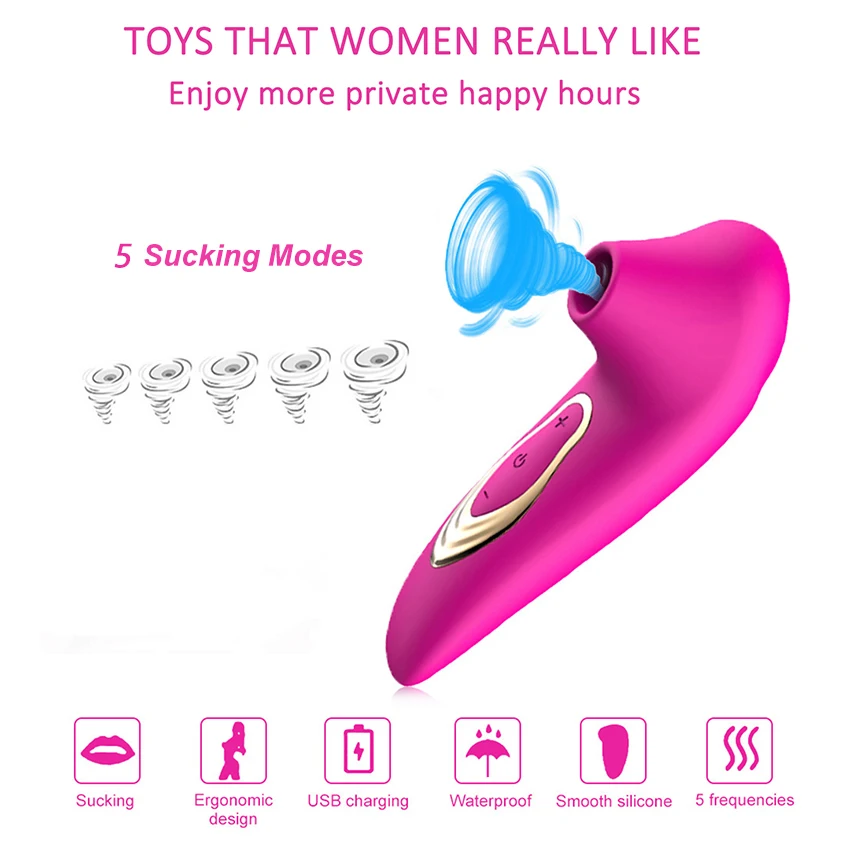 Sucker Clitoris Powerful Sucking Vibrator Female Clit Nipple Oral Vacuum Stimulator Massager Sex Toys Adults Goods for Women 18 sex toys