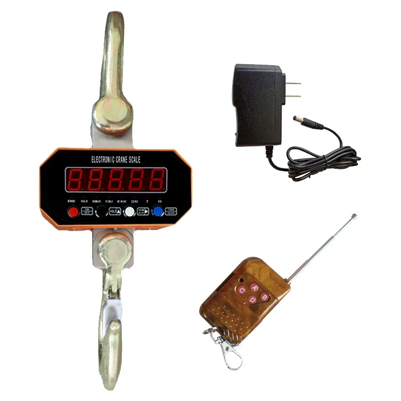 

Portable Wireless 5 Ton Hanging Scale OCS Electronic 10 ton Crane Scale