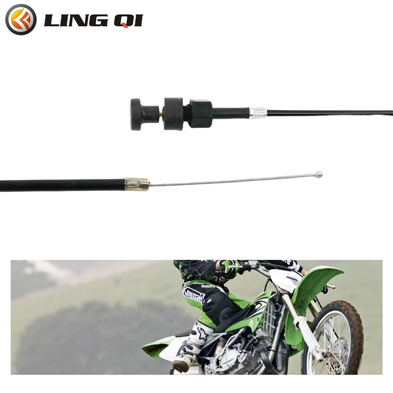 LING QI 770 MM Push Pull Choke Throttle Cable For Yamaha PW50 PW80 Y Zinger 1981 1982 2001 2003