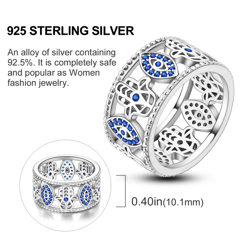 Luxury Princess Crown Rings for Women Zircon Silver