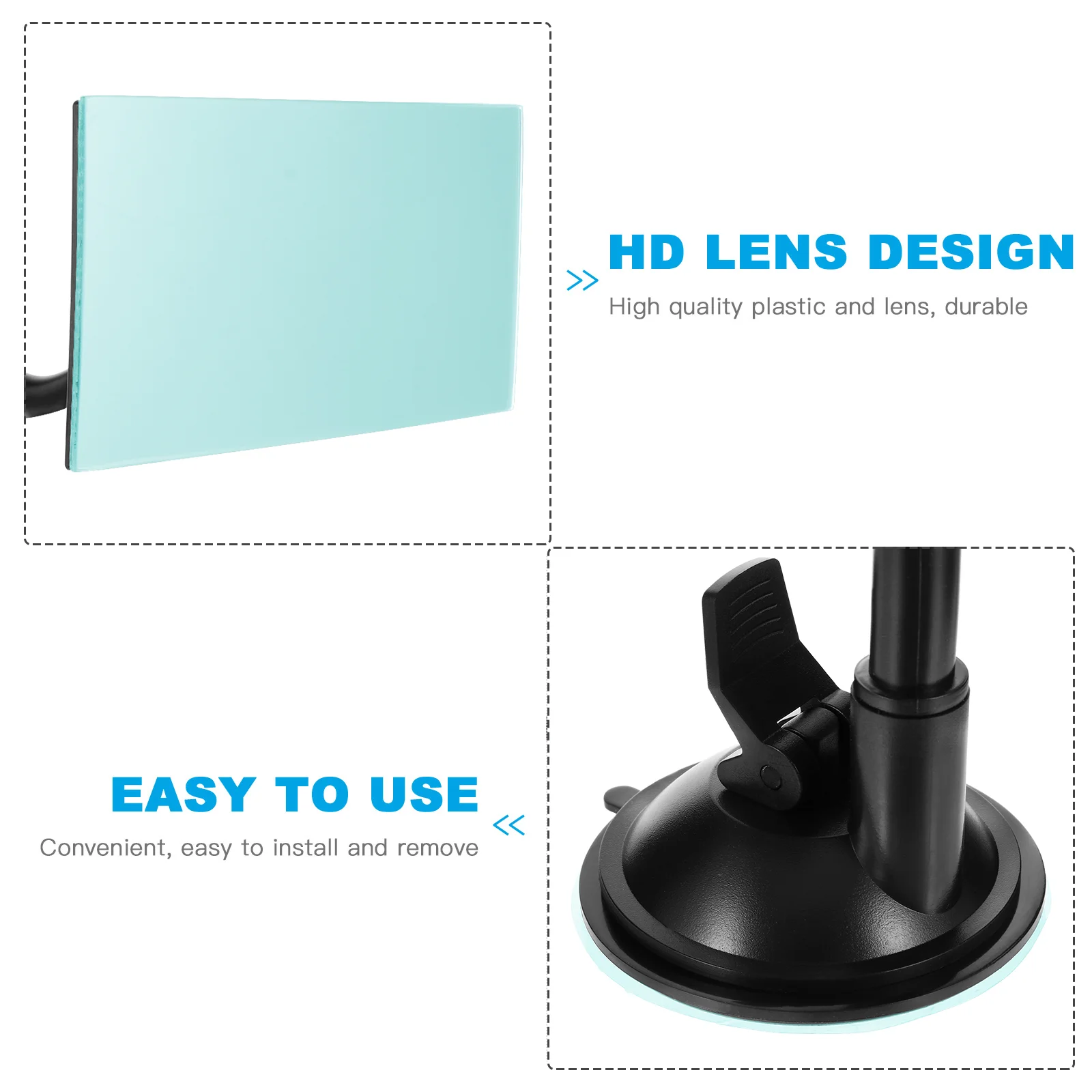 어린이 안전 모니터링용 백미러, 자동차 용품,  얼굴 내부 사각지대  자동차 액세서리