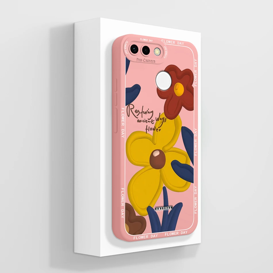 Fun Cartoon Liquid Silicone Phone Case - Full Protection Bumper Cover