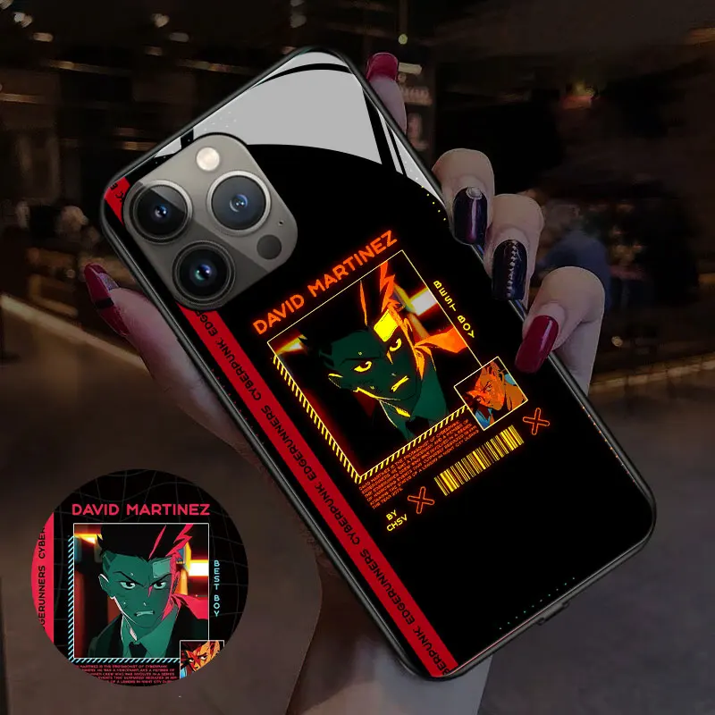 Led Case Cyberpunk Phone Cover VHS Mirage RGB LED Protective Phone