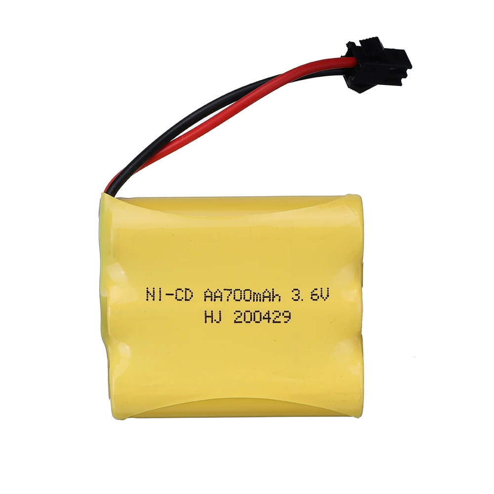 Фото NI-CD 3,6 V 700 mah AA Аккумуляторная батарея для RC car поезда грузовиков танков лодок электрических игрушек запасная батарея 3,6 v 700 mah nicd №3