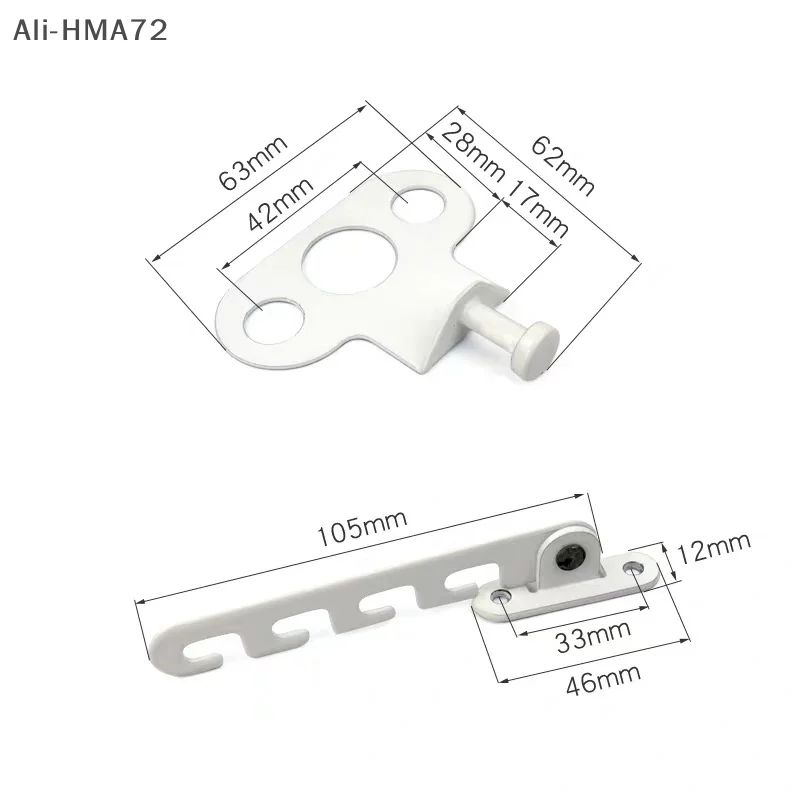 HMA72-Window Support Wind Hook Latches Stainless Steel Limiter Latch Wind Brace Stopper Heavy Duty Gusset Fixed