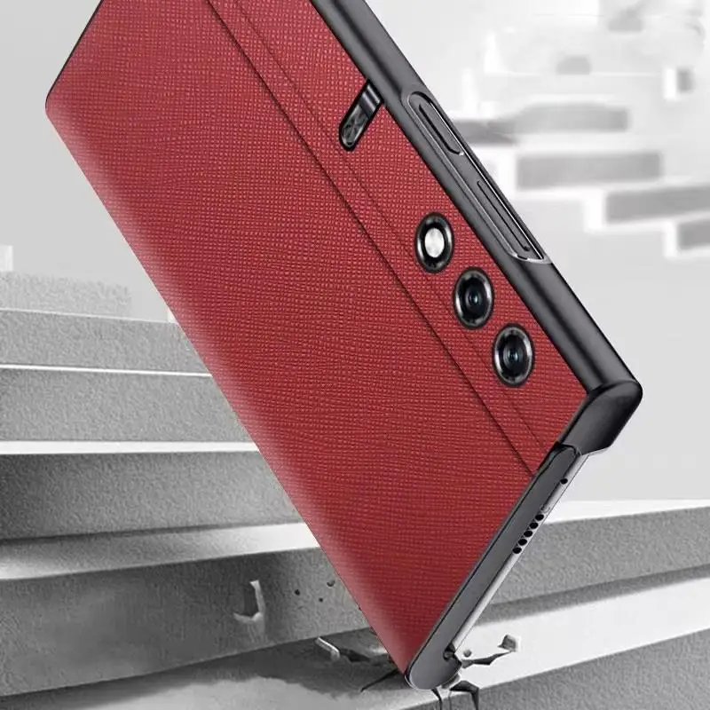 Cases For Huawei Honor V Purse 5G Cross Leather Shockproof Phone Case For Honor V Purse Full Protective Flip Cover For VCA-AN00