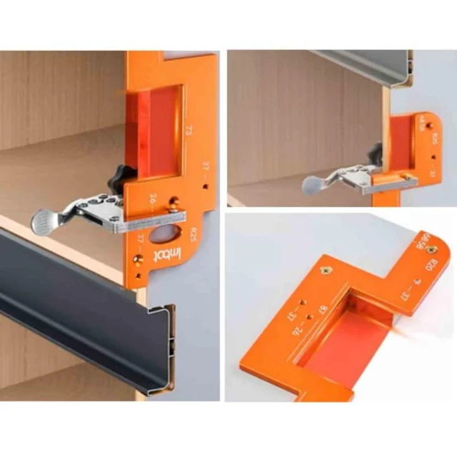 Arc Grooving Auxiliary Tool Aluminum Alloy Woodworking Arc Grooving Mold Wood Grooving Guide Precise Arc Slotting Mold Multifunctional Round Corner G