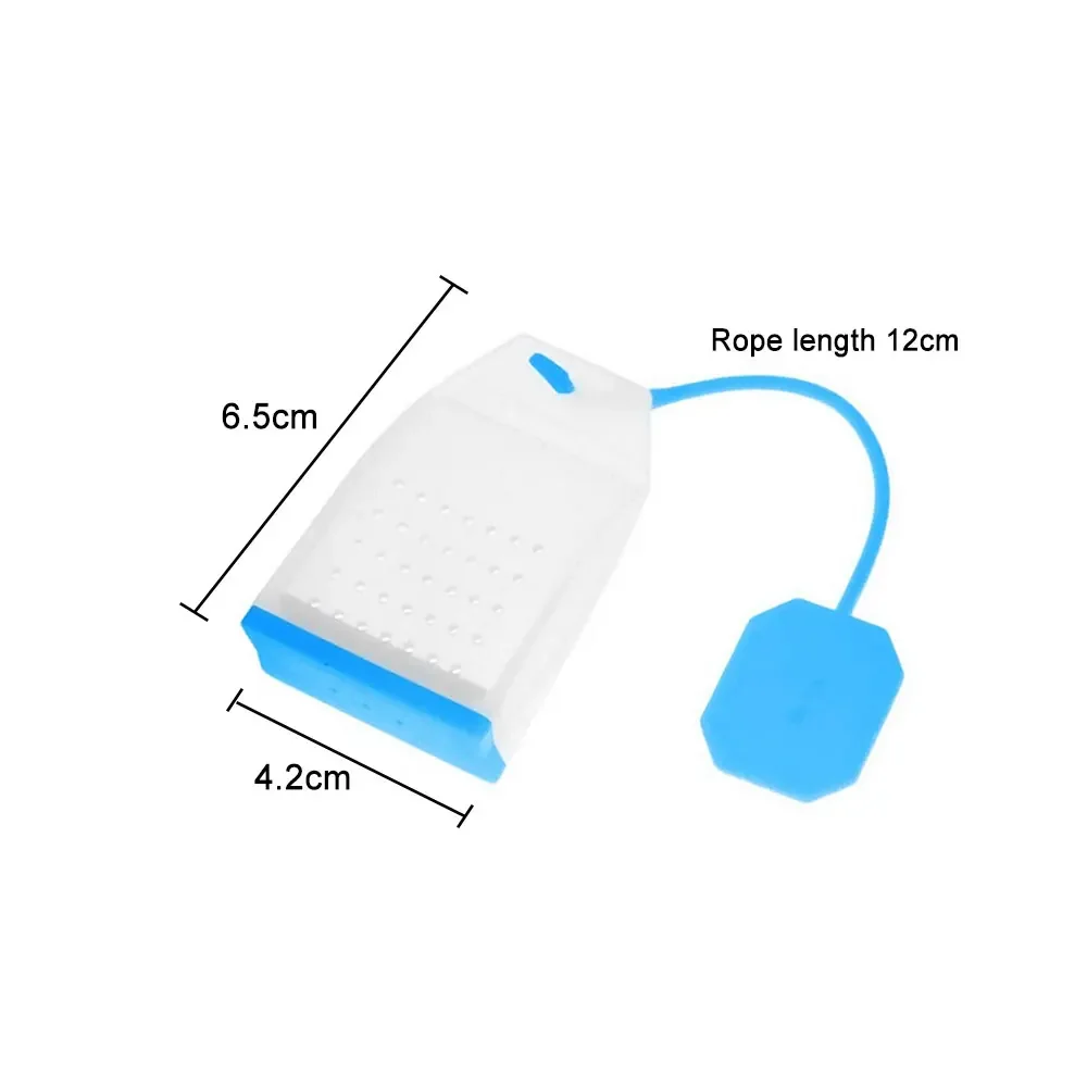 1pc Kitchen Accessories Tea Strainers & Tea Infusers Food Grade Silicone Strainer Bags Coffee Loose Leaves Infusers Teaware