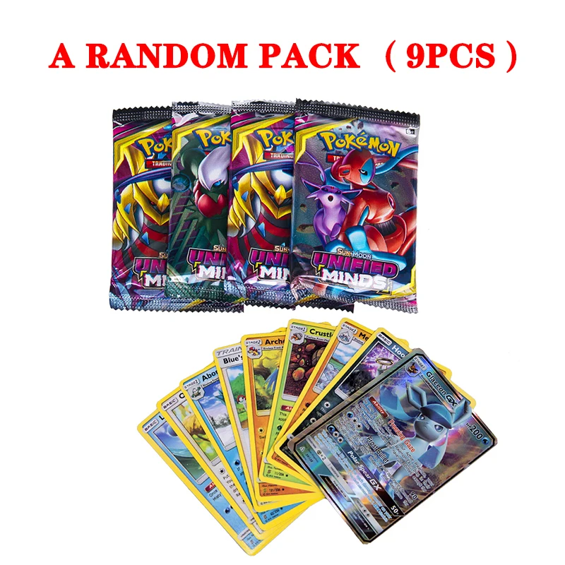 9pcs Pokemon Trading Card Game Vmax GX Sword Shield Evolution Lost