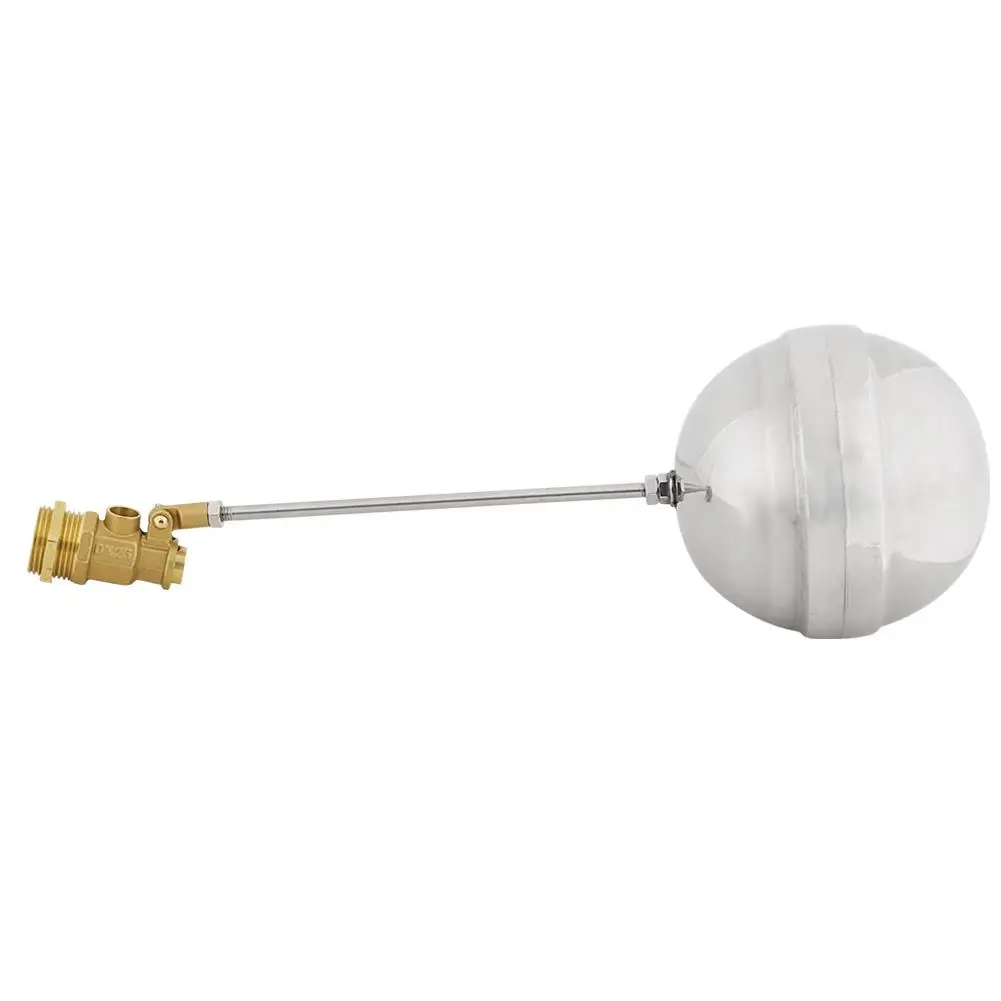 Water Valve DN25 Float Ball G1 Brass Male Thread Float Ball Sensor Stainless Steel Valve