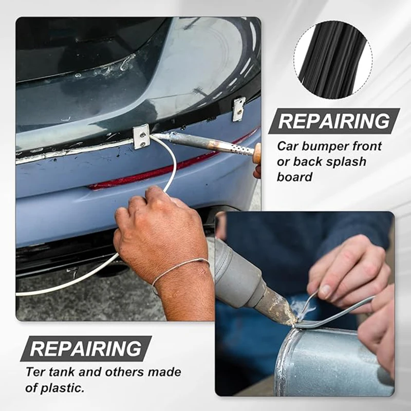 Premium PP Plastic Welding Rod Kit for Durable Repairs - 250mm Length, 5x2mm
