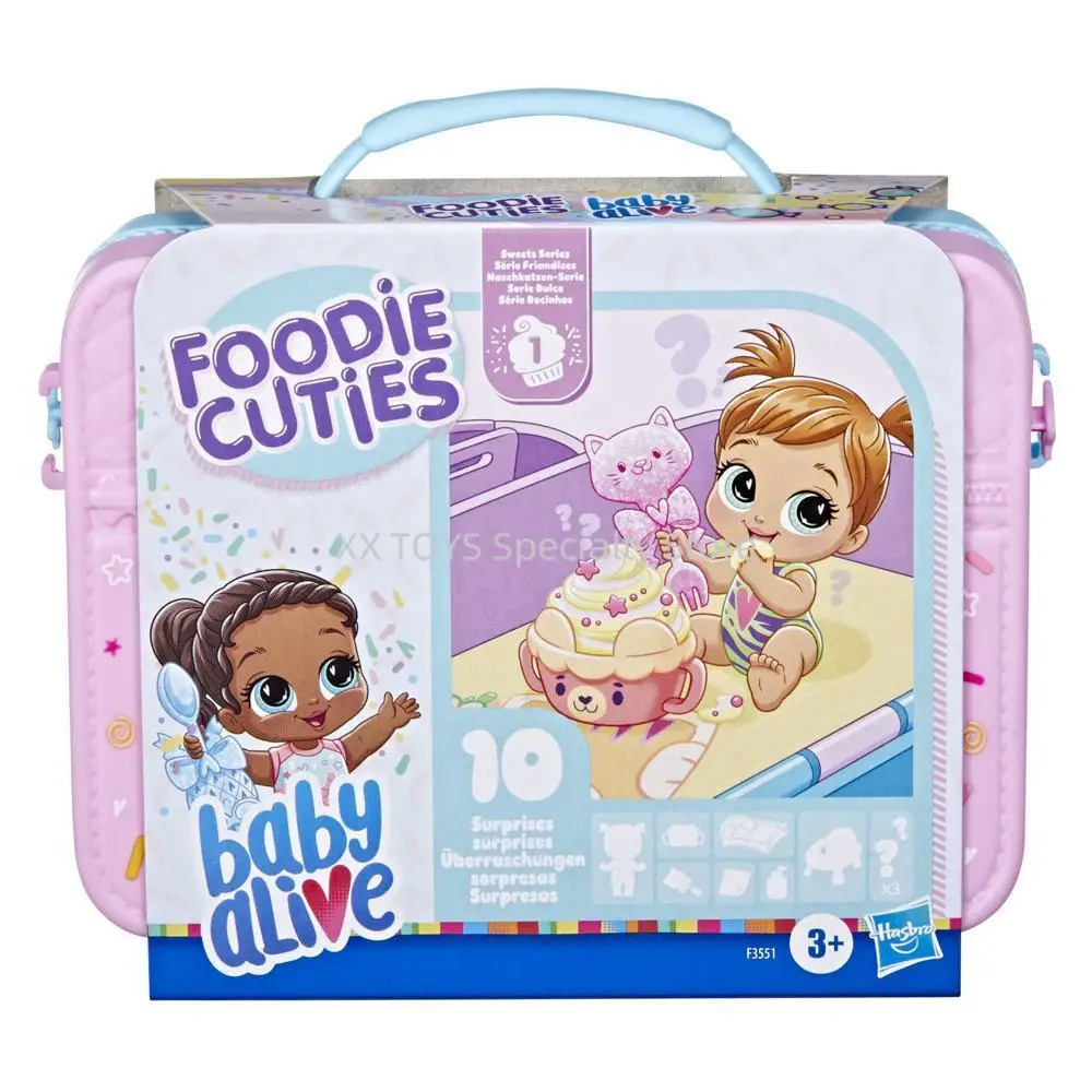new Baby Alive Foodie Cuties Party Series Doll Playset Blind Box Surprises Toys 3-Inch Cute Mini Bab