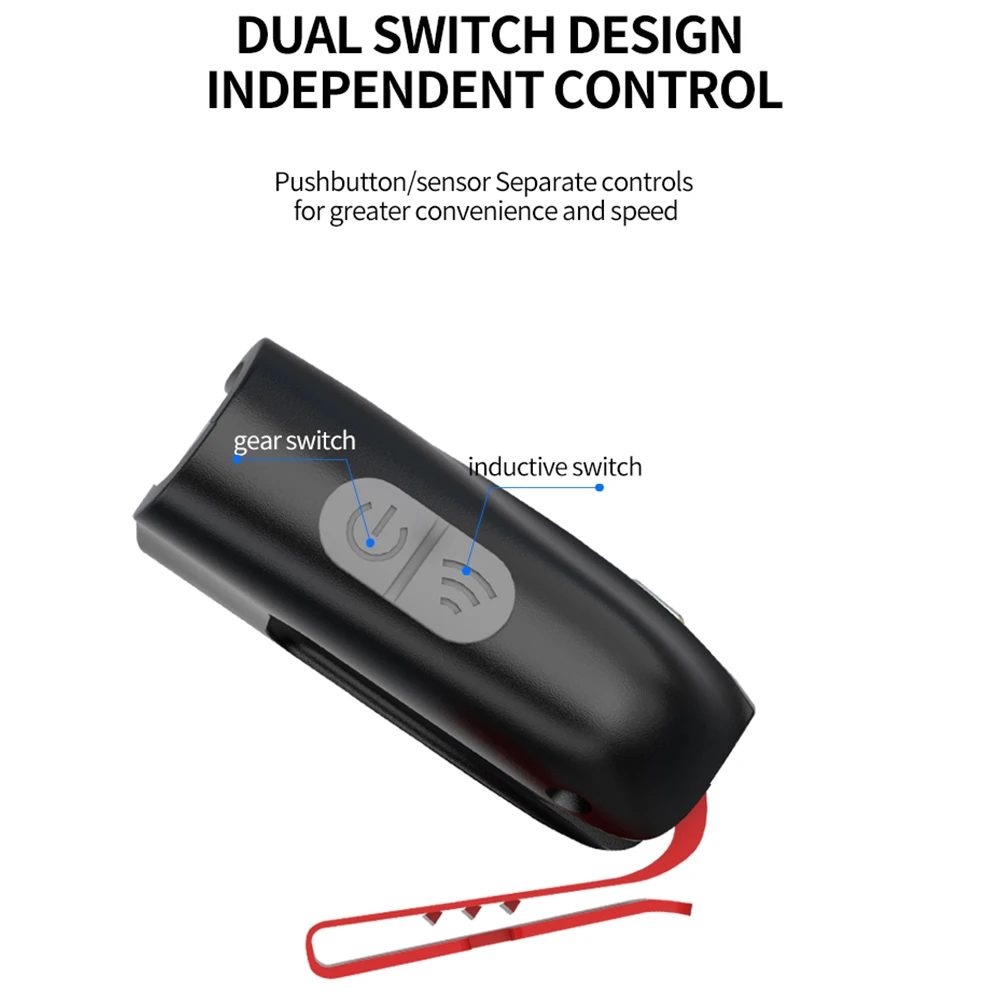 Description Picture 5 of itemIPX4 Waterproof LED Head Torch Type C Rechargeable Motion Sensor Cap Visor Light Ultra Bright Mini Cap Clip Lights Power Display