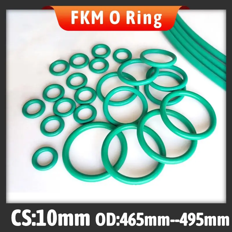 

Фторрезиновое уплотнительное кольцо FKM CS 10 мм/OD 465/470/475/480/485/490/495 мм