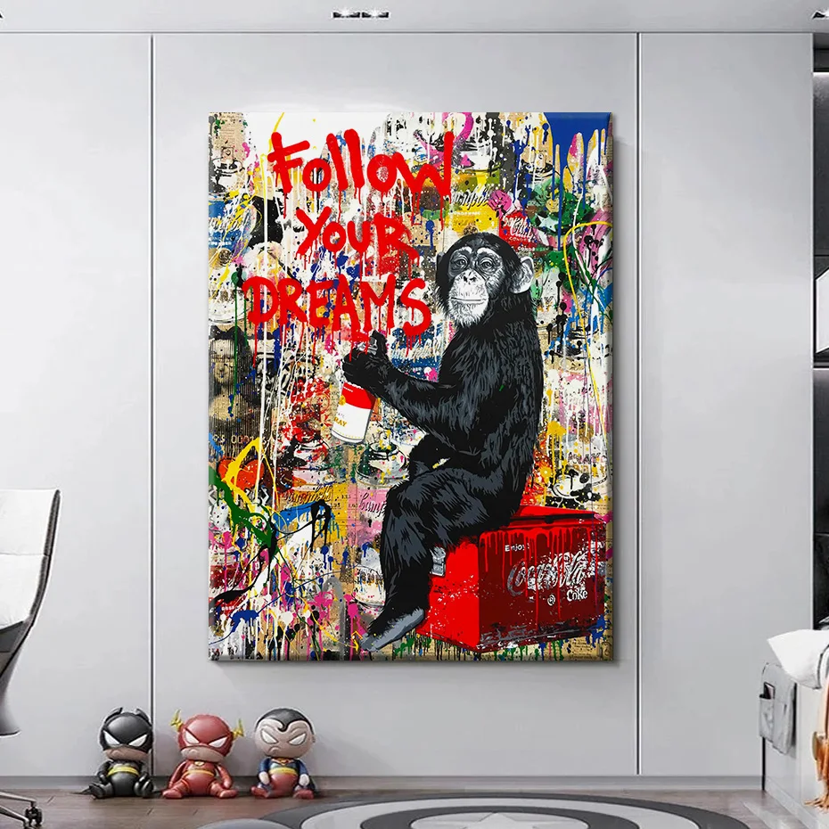 肉筆☆油絵☆F20号『Morning is Broken』Banksy/模写 肉筆☆油絵☆F20号『シーソー(平等）を望む子供たち』Banksy/模写